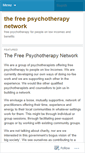 Mobile Screenshot of freepsychotherapynetwork.com